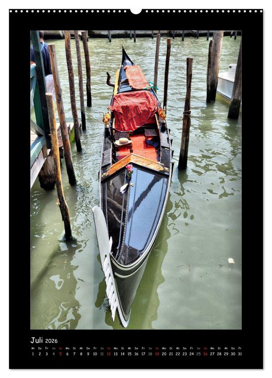 Produktbild: Venedig (hochwertiger Premium Wandkalender 2026 DIN A2 hoch), Kunstdruck in Hochglanz
