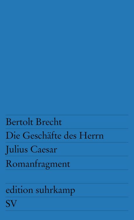Produktbild: Die Gesch&auml;fte des Herrn Julius Caesar