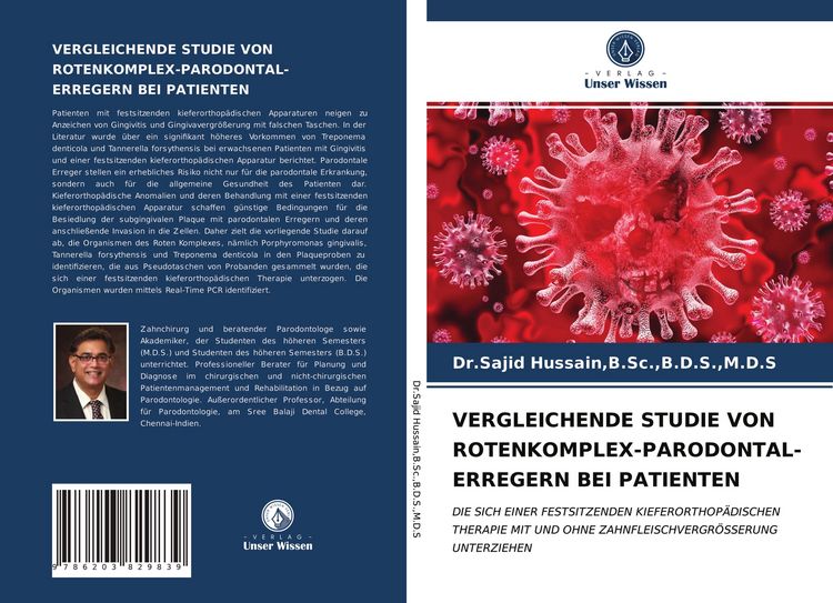 Produktbild: Vergleichende Studie von Rotenkomplex-Parodontal-Erregern bei Patienten