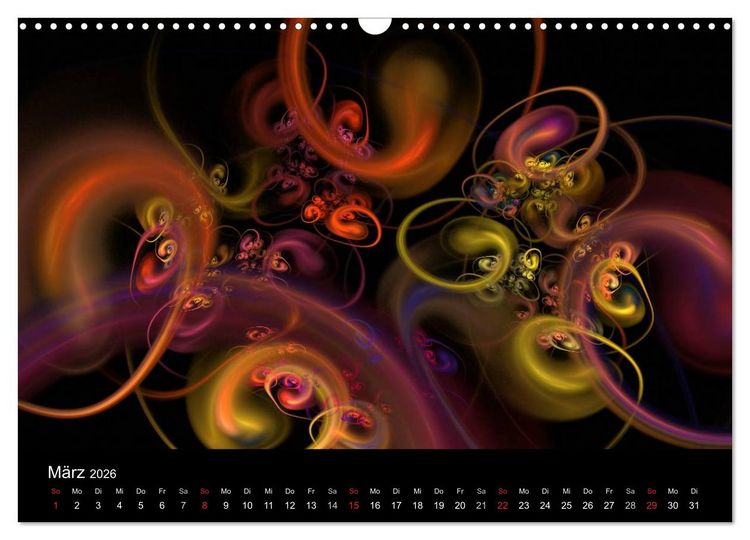 Produktbild: Wunderbare Welt der Farben 2026 (Wandkalender 2026 DIN A3 quer), CALVENDO Monatskalender