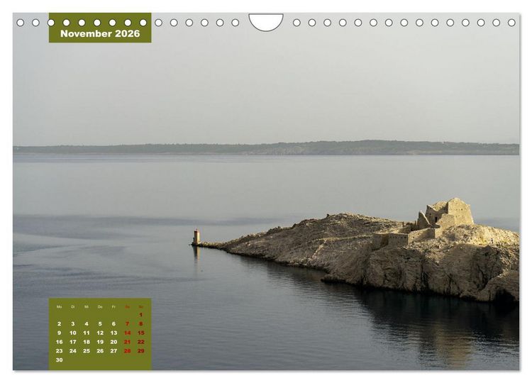 Produktbild: Kroatien - hier kann man sich nicht langweilen (Wandkalender 2026 DIN A4 quer), CALVENDO Monatskalender