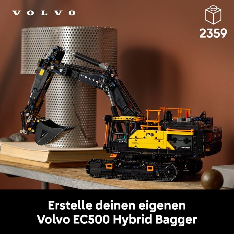 Produktbild: LEGO Technic 42215 Volvo EC500 Hybrid Bagger, Modellauto