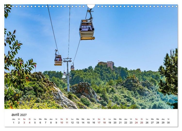 Produktbild: LA RIVIERA TURQUE Antiquit&eacute;. C&ocirc;te. Lumi&egrave;re. (Calendrier mural 2027 DIN A3 vertical), CALVENDO calendrier mensuel