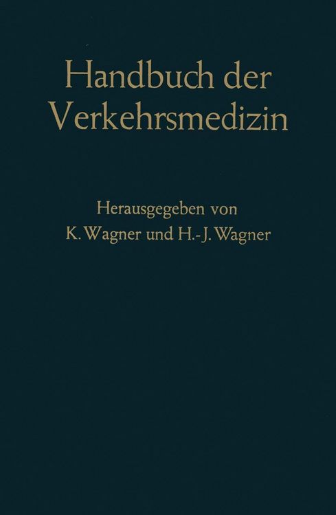 Produktbild: Handbuch der Verkehrsmedizin