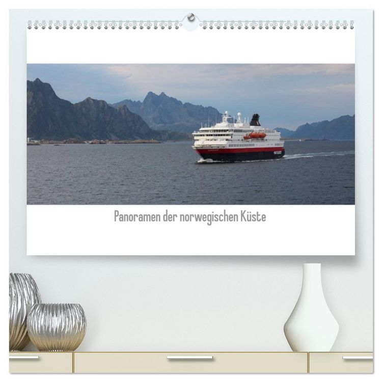 Produktbild: Panoramen der norwegischen K&uuml;ste (hochwertiger Premium Wandkalender 2026 DIN A2 quer), Kunstdruck in Hochglanz