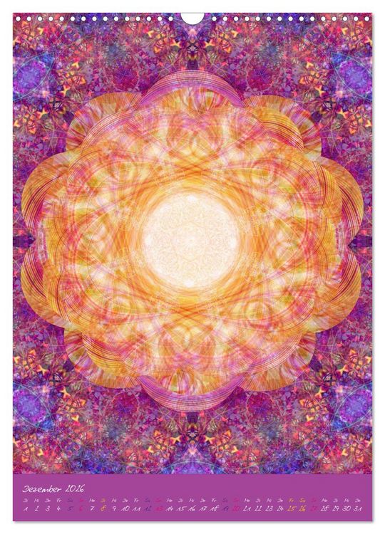 Produktbild: FLORALE MANDALAS (Wandkalender 2026 DIN A3 hoch), CALVENDO Monatskalender