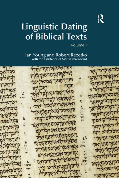 Produktbild: Rezetko, R: Linguistic Dating of Biblical Texts: Vol 1