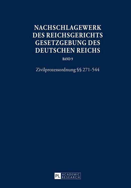 Produktbild: Nachschlagewerk des Reichsgerichts &ndash; Gesetzgebung des Deutschen Reichs
