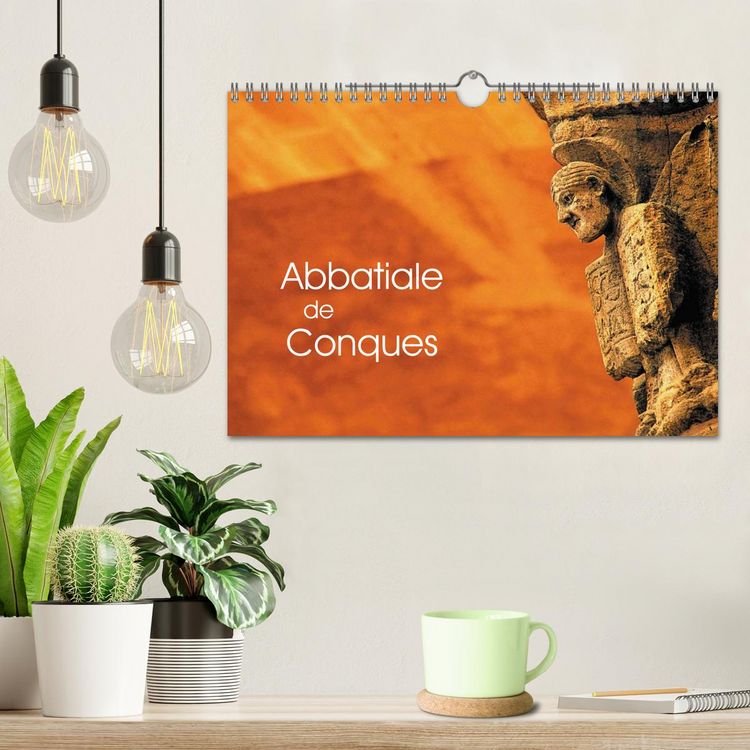 Produktbild: Abbatiale de Conques (Calendrier mural 2026 DIN A4 vertical), CALVENDO calendrier mensuel