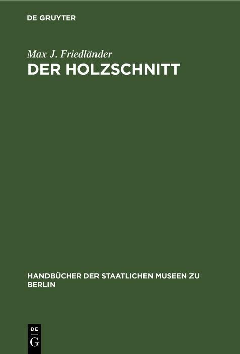 Produktbild: Der Holzschnitt