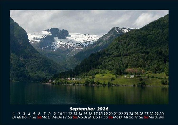 Produktbild: Landschaftskalender 2026 Fotokalender DIN A5