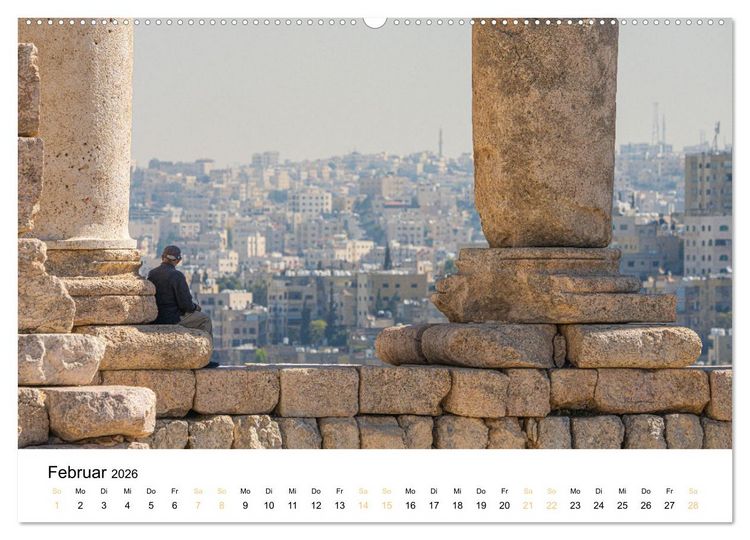 Produktbild: Jordanien - Land zwischen Antike und Moderne (hochwertiger Premium Wandkalender 2026 DIN A2 quer), Kunstdruck in Hochglanz