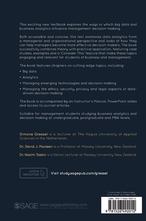 Produktbild: Management Decision-Making, Big Data and Analytics