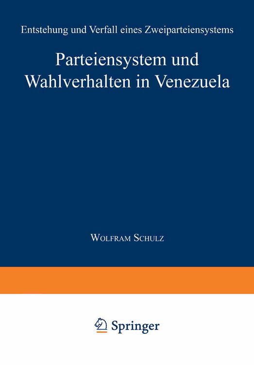 Produktbild: Parteiensystem und Wahlverhalten in Venezuela