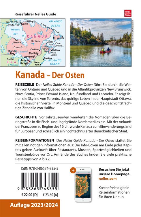 Produktbild: Nelles Guide Reisef&uuml;hrer Kanada: Der Osten