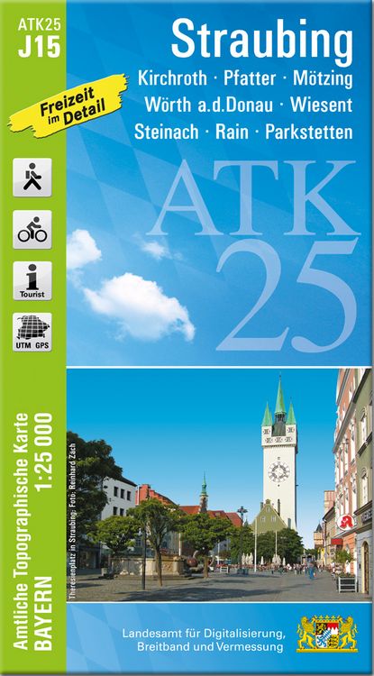 Produktbild: Straubing (Amtliche Topographische Karte 1:25000)