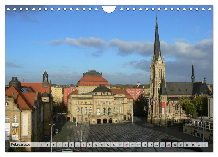 Produktbild: Chemnitz und Umgebung (Wandkalender 2026 DIN A4 quer), CALVENDO Monatskalender