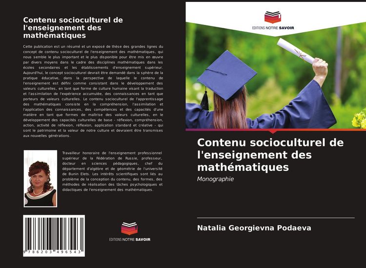 Produktbild: Contenu socioculturel de l'enseignement des math&eacute;matiques