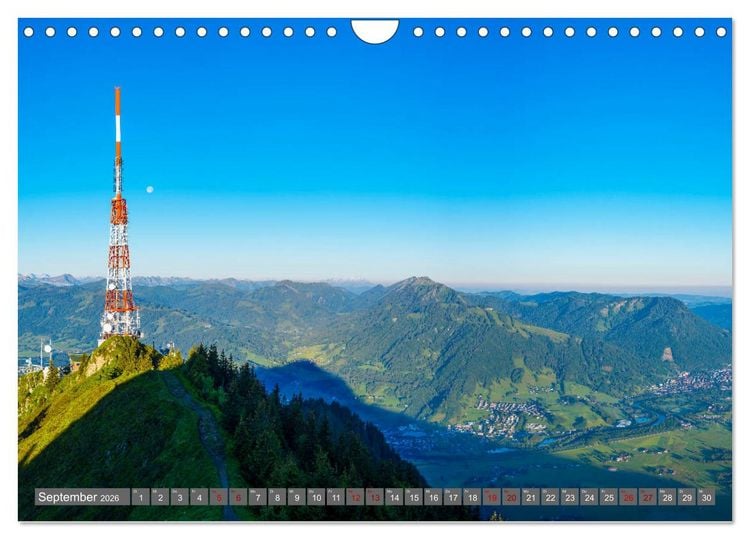 Produktbild: Faszination Oberallg&auml;u (Wandkalender 2026 DIN A4 quer), CALVENDO Monatskalender