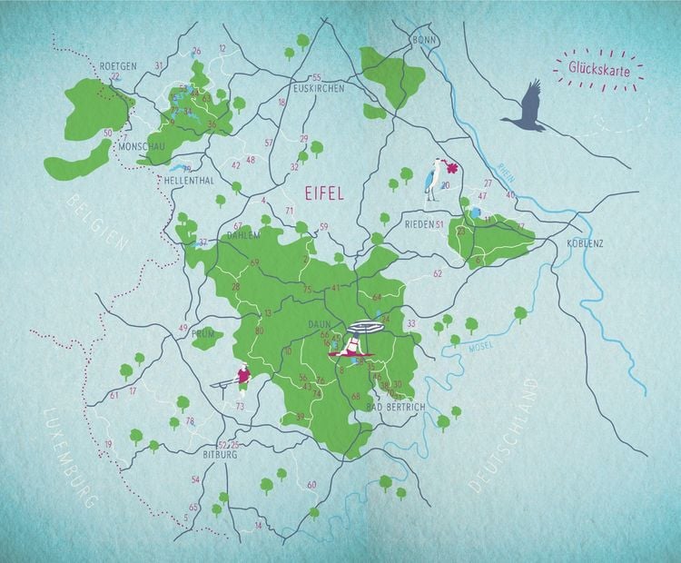 Produktbild: Blaue Gl&uuml;cksorte in der Eifel