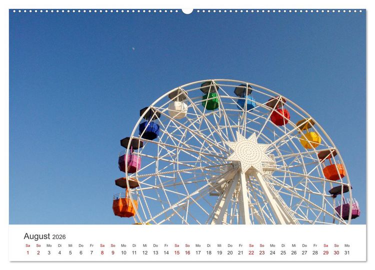 Produktbild: Riesenr&auml;der - Ein Spa&szlig; f&uuml;r jung und alt. (hochwertiger Premium Wandkalender 2026 DIN A2 quer), Kunstdruck in Hochglanz