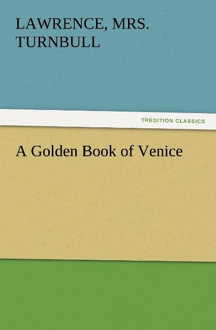 Produktbild: A Golden Book of Venice