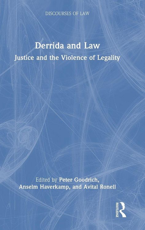 Produktbild: Derrida and Law