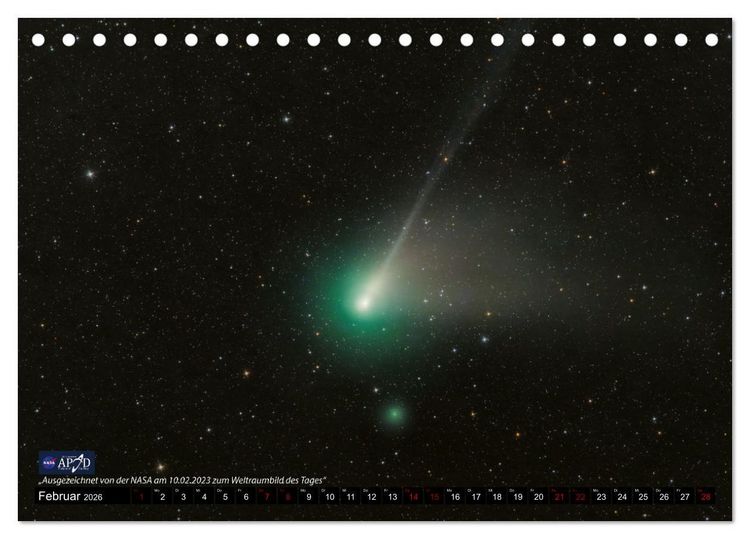 Produktbild: Deep-Sky Fotografie (Tischkalender 2026 DIN A5 quer), CALVENDO Monatskalender