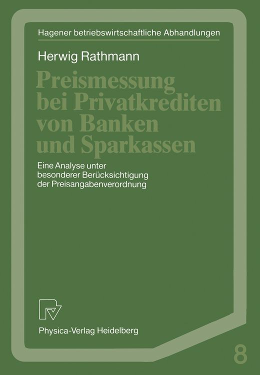 Produktbild: Preismessung bei Privatkrediten von Banken und Sparkassen