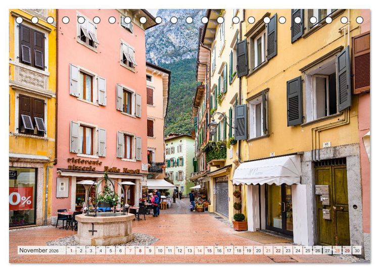 Produktbild: Riva del Garda Impressionen vom Gardasee (Tischkalender 2026 DIN A5 quer), CALVENDO Monatskalender