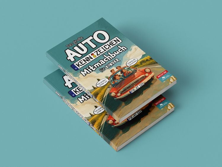 Produktbild: Das gro&szlig;e Autokennzeichen Mitmachbuch f&uuml;r Kinder