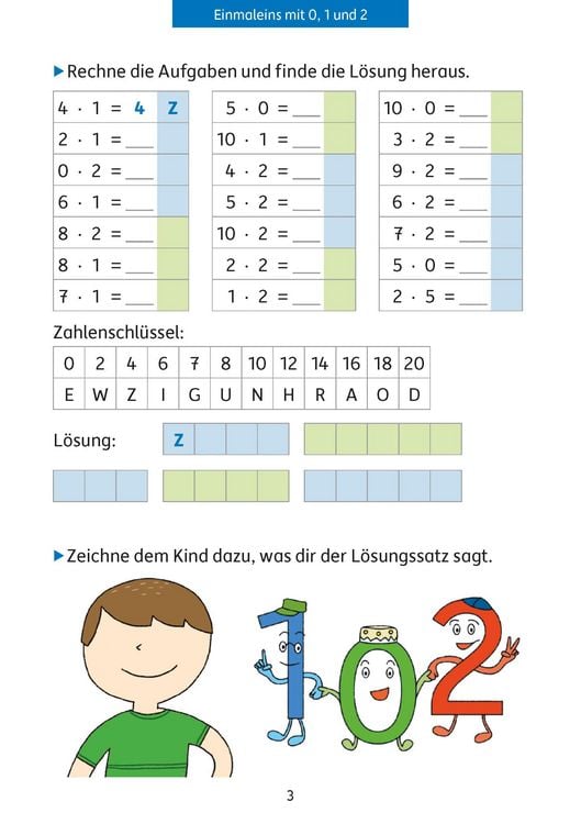 Produktbild: 1x1 lernen 2./3. Klasse &Uuml;bungsblock