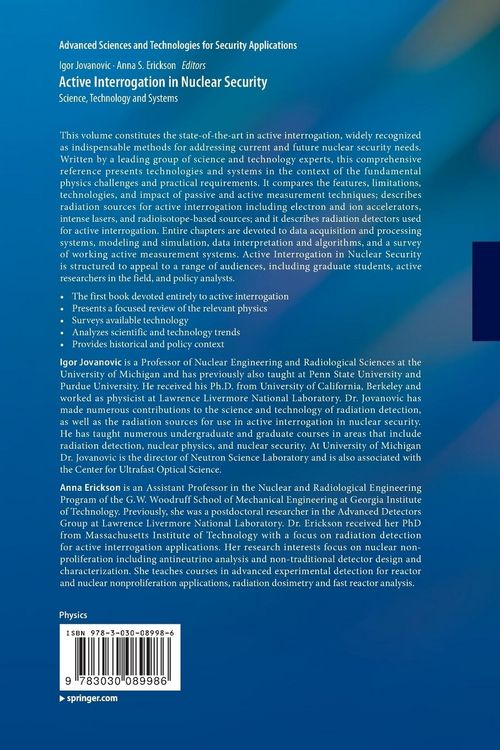 Produktbild: Active Interrogation in Nuclear Security