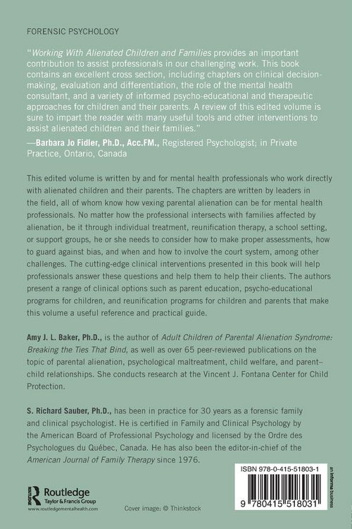Produktbild: Working With Alienated Children and Families