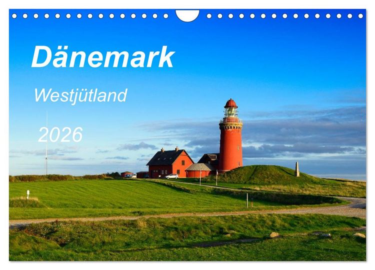 Produktbild: D&auml;nemark Westj&uuml;tland (Wandkalender 2026 DIN A4 quer), CALVENDO Monatskalender