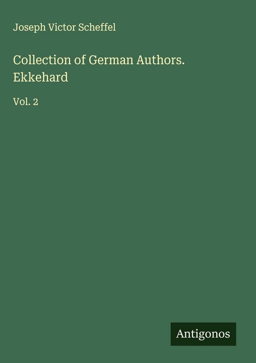 Produktbild: Collection of German Authors. Ekkehard