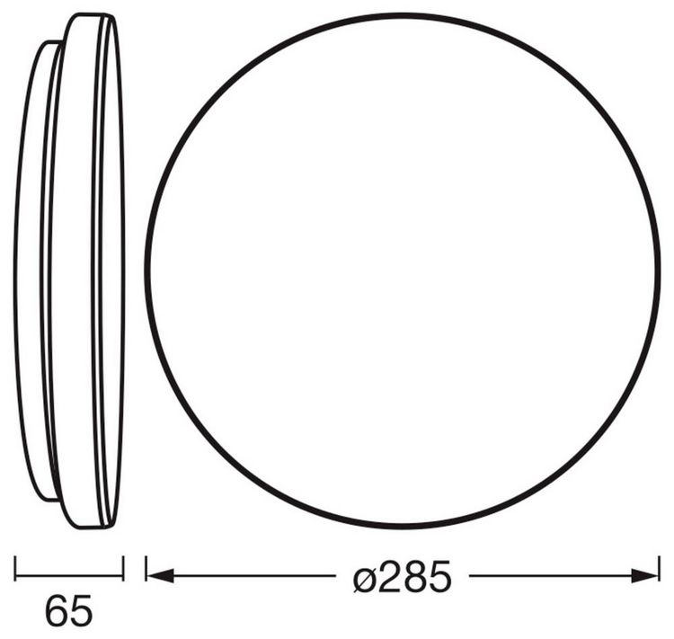 Produktbild: OSRAM HOMELIGHTING 4099854621482 Deckenleuchte, LED-Deckenleuchte Wei&szlig;