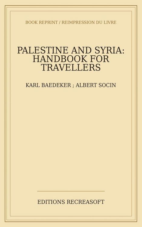 Produktbild: Palestine and Syria