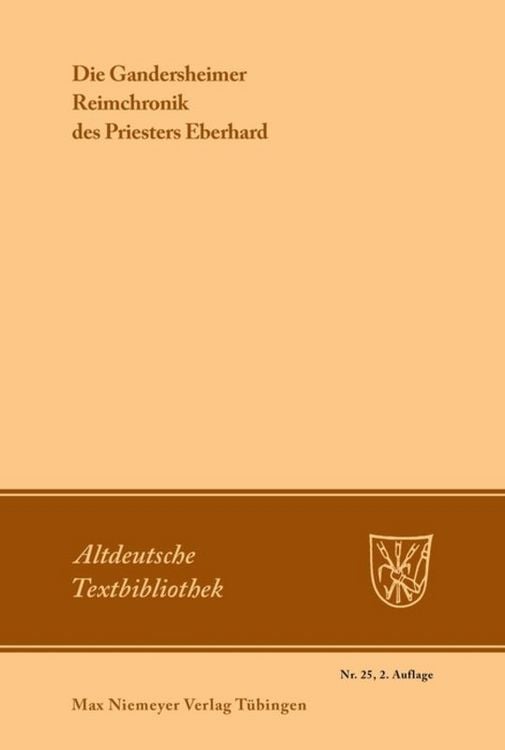Produktbild: Die Gandersheimer Reimchronik