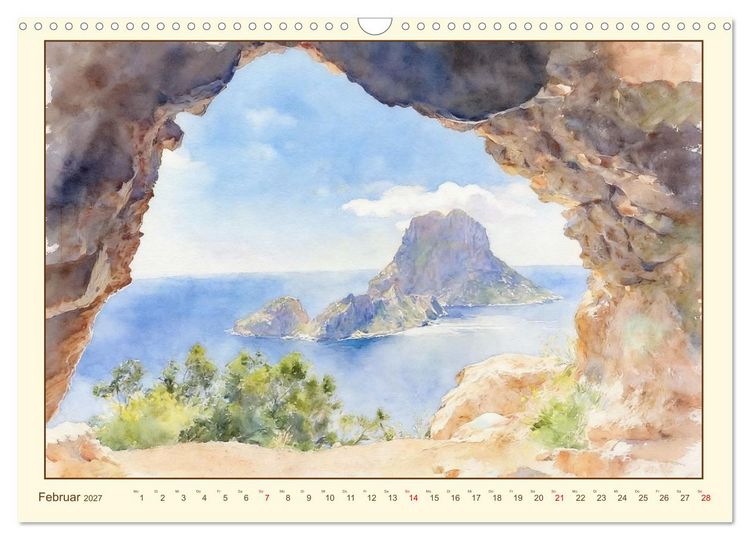 Produktbild: Mediterraner Zauber auf Ibiza (Wandkalender 2027 DIN A3 quer), CALVENDO Monatskalender