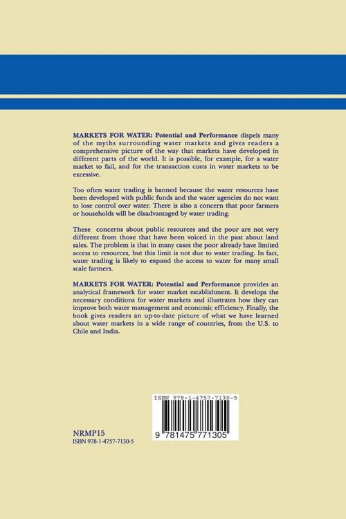 Produktbild: Markets for Water