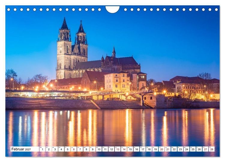 Produktbild: Deutsche St&auml;dte im sch&ouml;nsten Licht (Wandkalender 2027 DIN A4 quer), CALVENDO Monatskalender