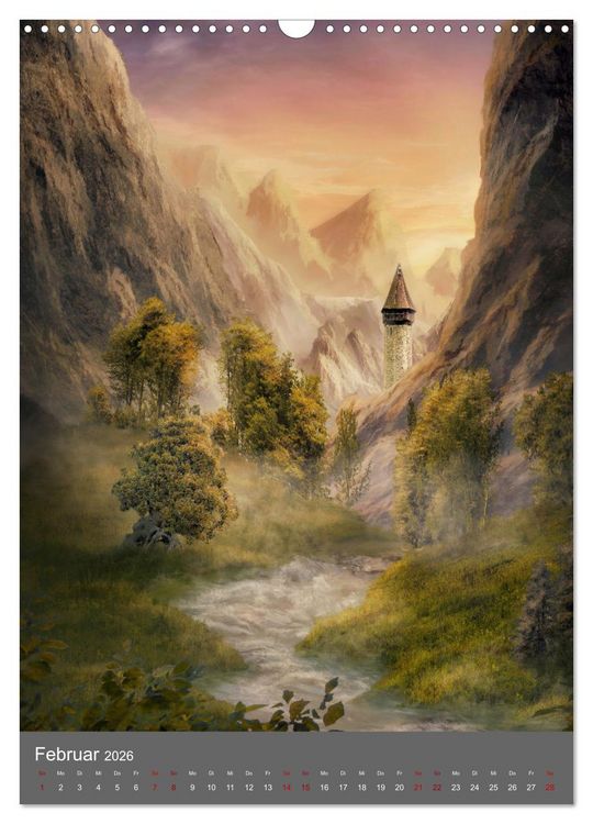 Produktbild: Das Grenzland (Wandkalender 2026 DIN A3 hoch), CALVENDO Monatskalender