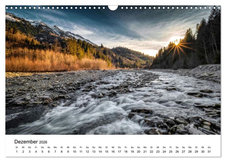 Produktbild: Wasserwelt Schweiz (Wandkalender 2026 DIN A3 quer), CALVENDO Monatskalender
