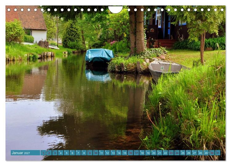 Produktbild: Spreewald - Idyllische Heimat der Sorben (Wandkalender 2027 DIN A4 quer), CALVENDO Monatskalender
