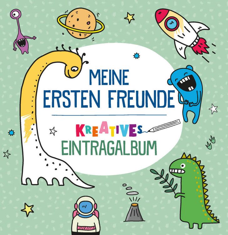 Produktbild: Meine ersten Freunde - Kreatives Eintragalbum (gr&uuml;n)