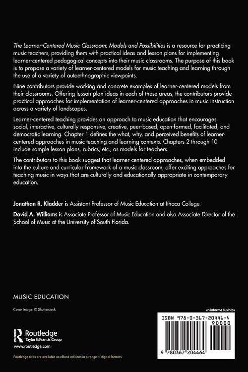 Produktbild: The Learner-Centered Music Classroom