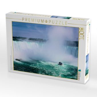 Produktbild: CALVENDO Puzzle Niagaraf&auml;lle - American Falls und Horseshoe Fall | 1000 Teile Lege-Gr&ouml;&szlig;e 64x48cm Foto-Puzzle f&uuml;r gl&uuml;ckliche Stunden