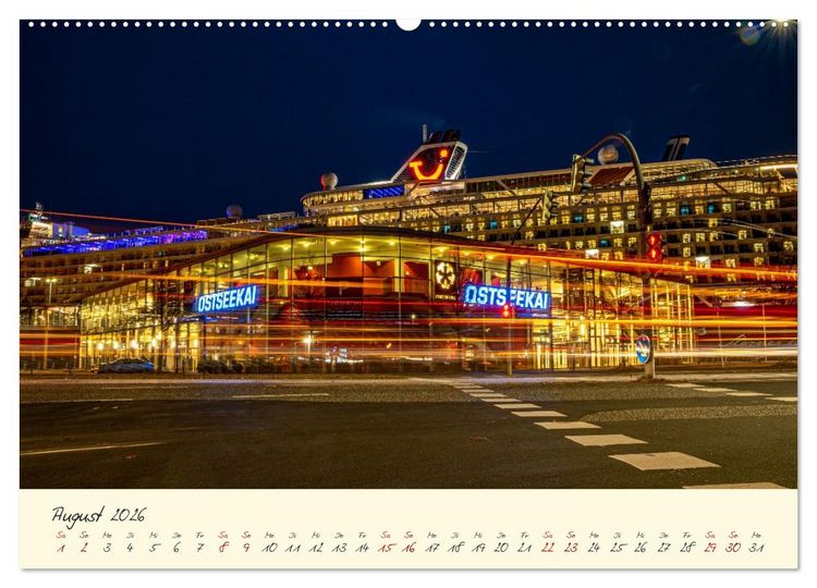 Produktbild: Kiel &ndash; Maritimes Flair im Wandel der Jahreszeiten (hochwertiger Premium Wandkalender 2026 DIN A2 quer), Kunstdruck in Hochglanz