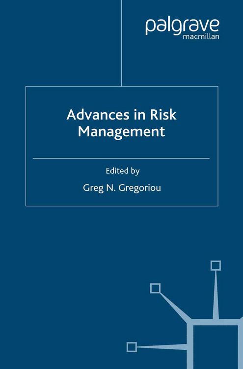 Produktbild: Advances in Risk Management